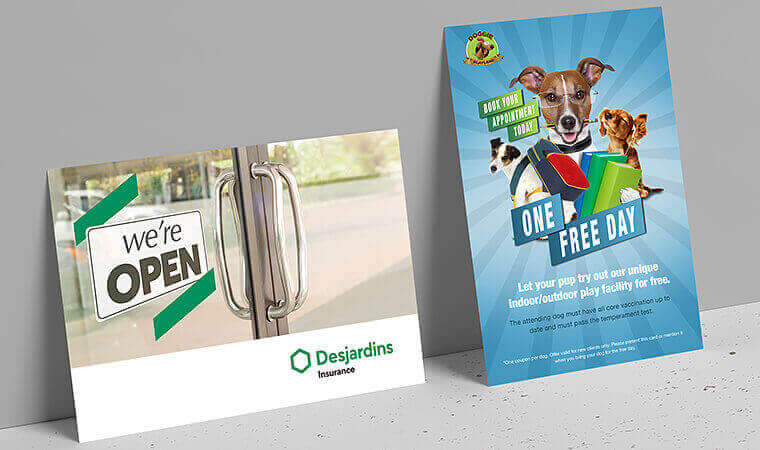 Postcard design & printing Toronto, Oakville, Mississauga, Vancouver, Burnaby